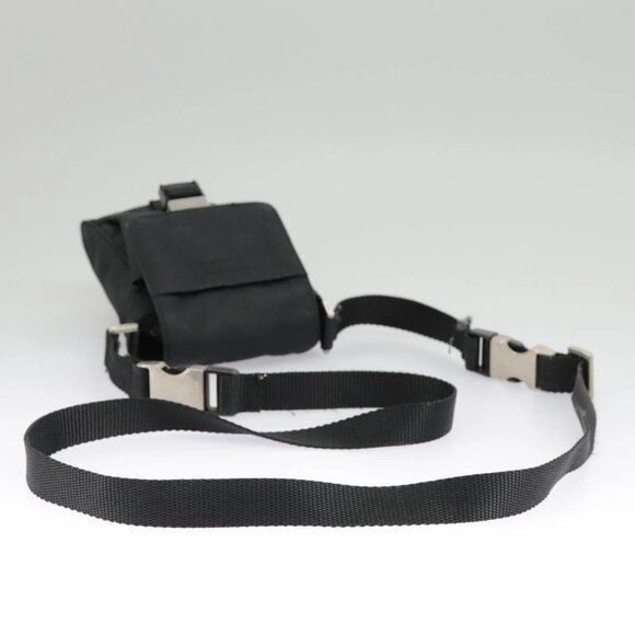 PRADA Shoulder Pouch Nylon Black Silver Auth - Picture 6 of 16